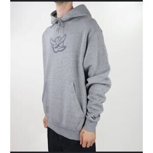 Adidas Skateboarding Shmoo Hoodie Gray Small Graphic Pullover Sweatshirt